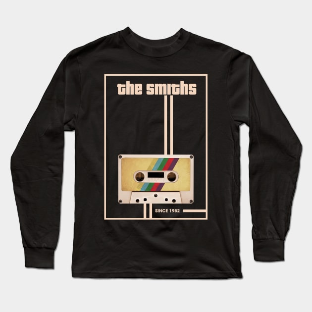 The Smiths Music Retro Cassette Tape Long Sleeve T-Shirt by Computer Science